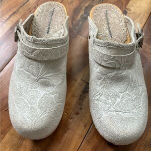 Used Swedish wooden clogs.